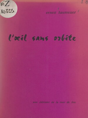 cover image of L'œil sans orbite